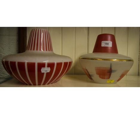 2 1960S LIGHT SHADES