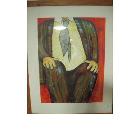 TOM BYRNE
African Mask with Drum
Oil on Board
Gately
Male Portrait
Mixed Media on Board
Together with a brass fire curb 107cm
