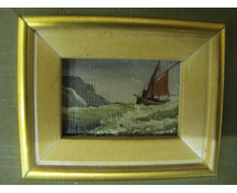 THREE D A JAMES 
Seascape with Sailing Boats
Together with Oil
Light Scene with Sailing Boat
(4)