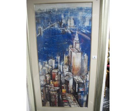 NEW YORK
A Collage
Mixed Media on Board
97cm x 46cm