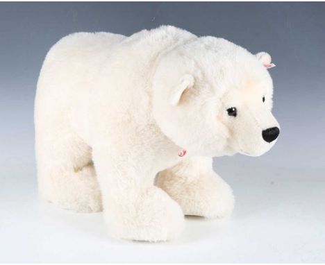 A modern Steiff limited edition No. 036347 Arco mohair standing Polar Bear, length 53cm.