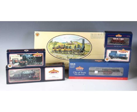 A small collection of Bachmann Branch-Line gauge OO railway items, comprising No. 31-725 NRM City Class locomotive 3440 'City