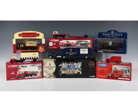 Twenty-two Corgi Classics and limited edition vehicles, including CC12417 Volvo Globetrotter tractor unit 'A. Wishart &amp; S