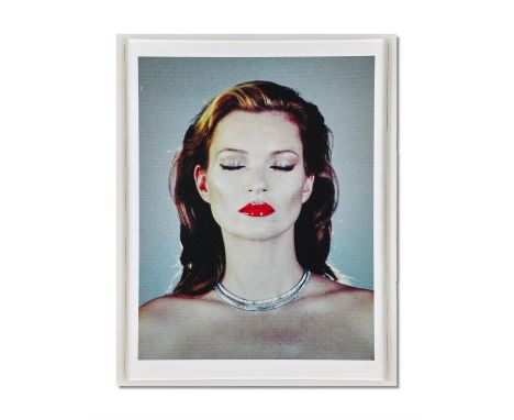 CHRIS LEVINE (BRITISH B. 1960)KATE MOSS, 2015Pigment print with hand applied Swarovski crystalsSigned in pencil with photogra