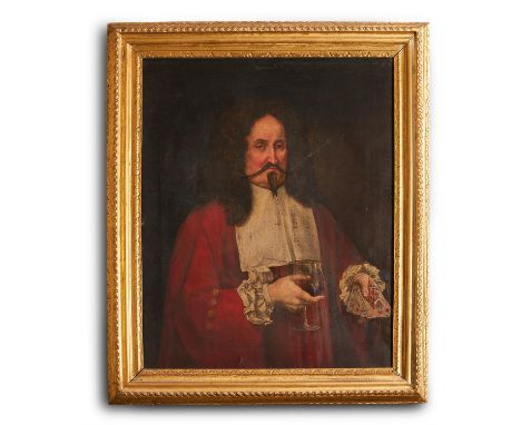 ITALIAN SCHOOL (LATE 18TH CENTURY) AND LATER JAMES PERKINSTHE GAMBLER, HALF-LENGTH, HOLDING A HAND OF CARDS AND A GLASS OF WI