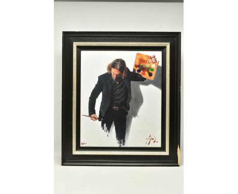 FABIAN PEREZ (ARGENTINA 1967) 'NEO-EMOTIONALISM THE NEW ERA', a signed limited edition self-portrait print 91/95 with certifi