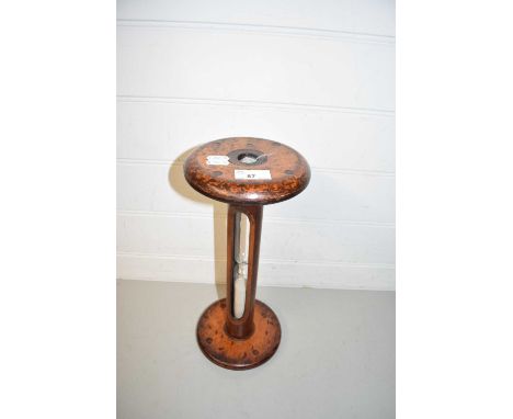 Vintage wooden mounted sand timer