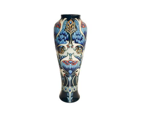 A modern Moorcroft Jewel of the Earth pattern vase, designed by Paul Hilditch, 9/100, 27cm