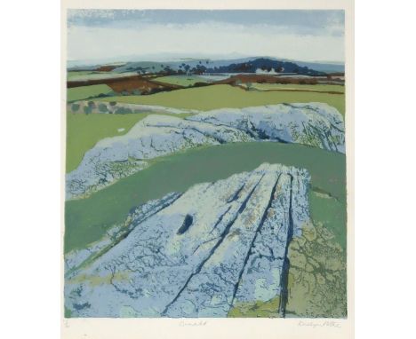 EVELYN PATHE (SCOTTISH CONTEMPORARY)&nbsp; DUNADD Lithograph, signed lower right, titled, numbered (1/16), 25 x 23cm Conditio