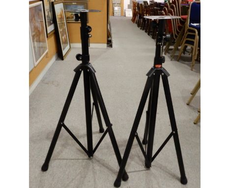 A pair of speaker stands Condition Report:Available upon request