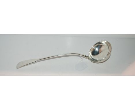 A silver soup ladle, Glasgow 1839, fiddle-pattern monogrammed "MK, 36 cm long, 263 gramsCondition Report: Available upon requ