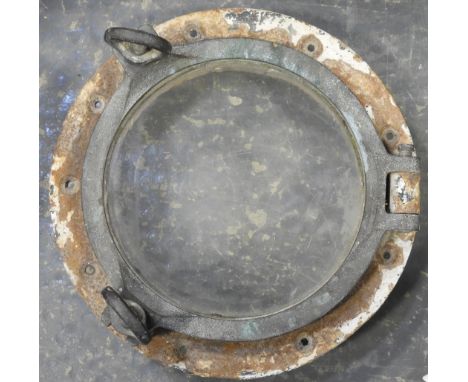 SHIPS PORTHOLE JOHN RUBY LTD 10' DIAMETER GLASS