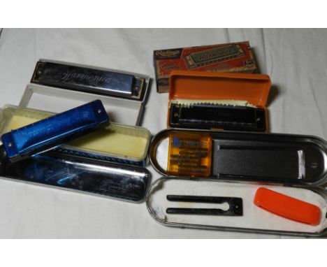 HARMONICA 3 VARIOUS & TUNERS 