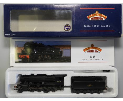 BACHMANN WD AUSTERITY 90201 BR BLACK CREST ENGINE & TENDER 