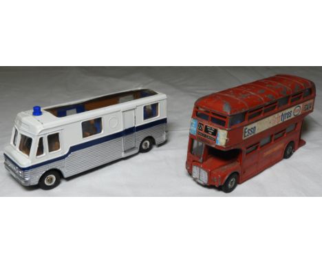 DINKY 289 ROUTE MASTER BUS + 280 MIDLAND MOBILE BANK 