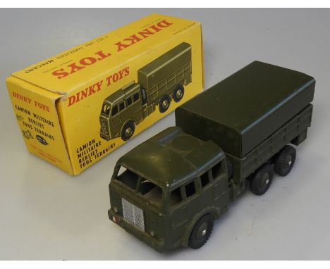 DINKY TOYS FRANCE - 80D CAMION MILITAIRE BERLIET TOUS TERRAINS (BOXED) 