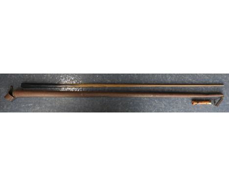 SNOOKER CUE IN METAL CASE WITH TIP REPAIRER 