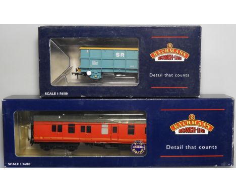 BACHMANN BR MK1 FULL BRAKE ROYAL MAIL & 51TN SCRAP WAGONS 