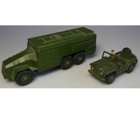 DINKY TOYS - 677 ARMOURED COMMAND & 674 AUSTIN CHAMP 