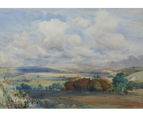 Henry R Wilkinson (British 1884-1975): Rolling Hills, watercolour signed 26cm x 36cm

DDS - Artist's resale rights may apply 