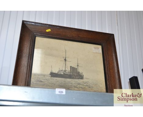 AS print of HMS Sutlej 1899