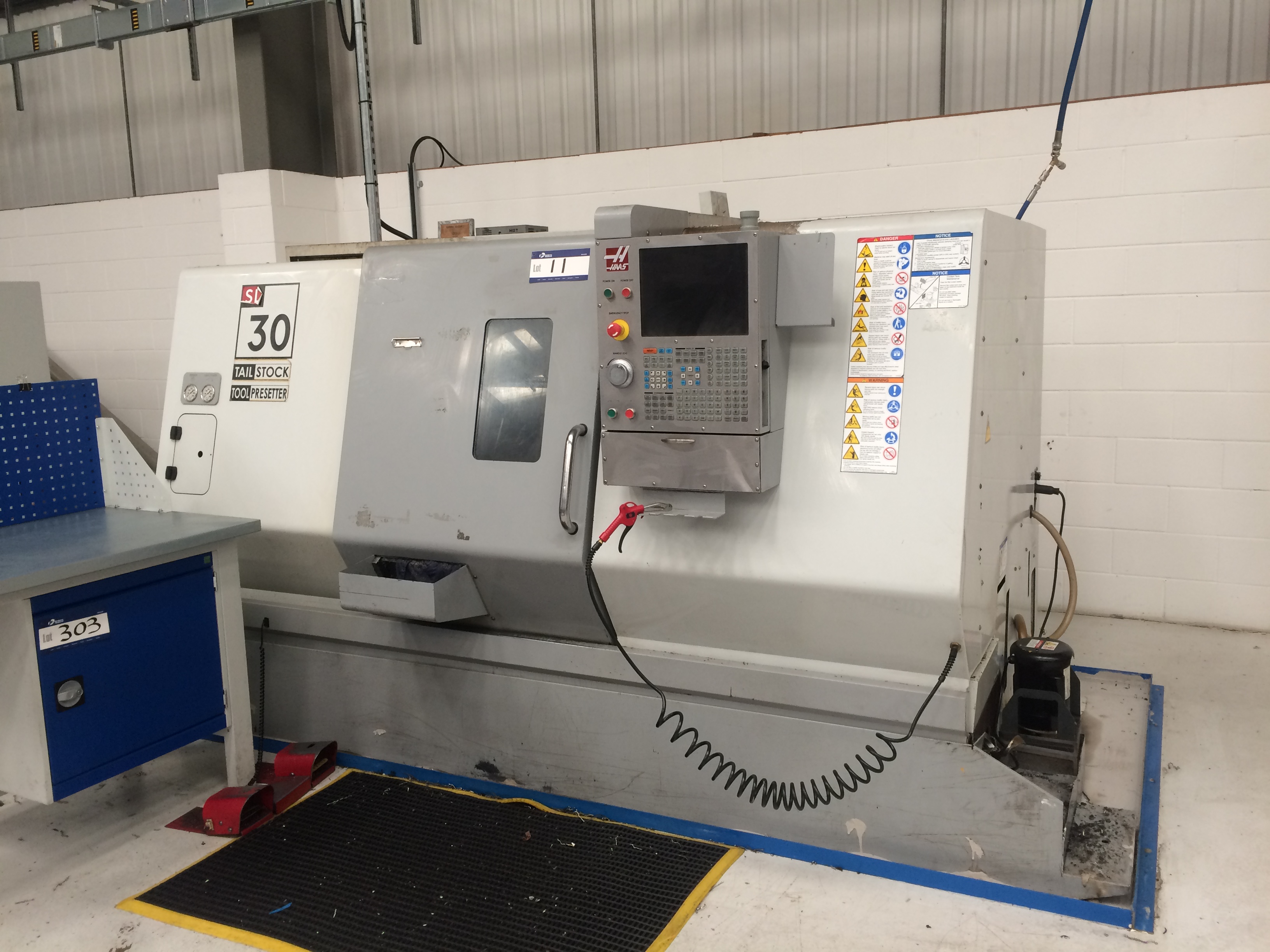 Haas SL30 THE CNC Lathe, Tailstock Tool Presetter, Year of Manufacture