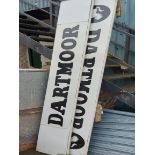 A pair of modern 'Dartmoor' signs