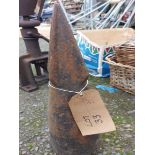 A whaling harpoon head