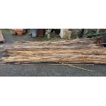 A quantity of bamboo garden canes