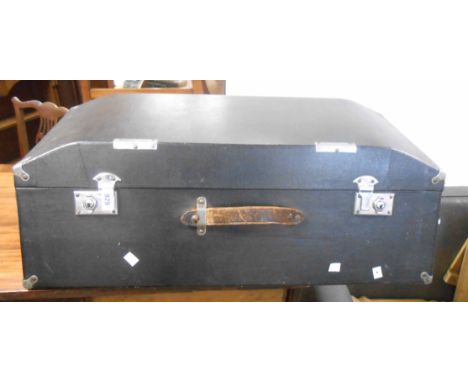 A vintage Brexton car luggage trunk