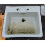 A large ceramic Belfast sink