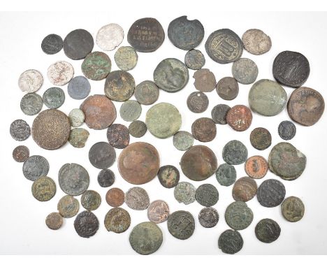 A collection of approx 60 Roman Imperial other ancient civilisation coins. Collection comprises of coins from the reign of Ve