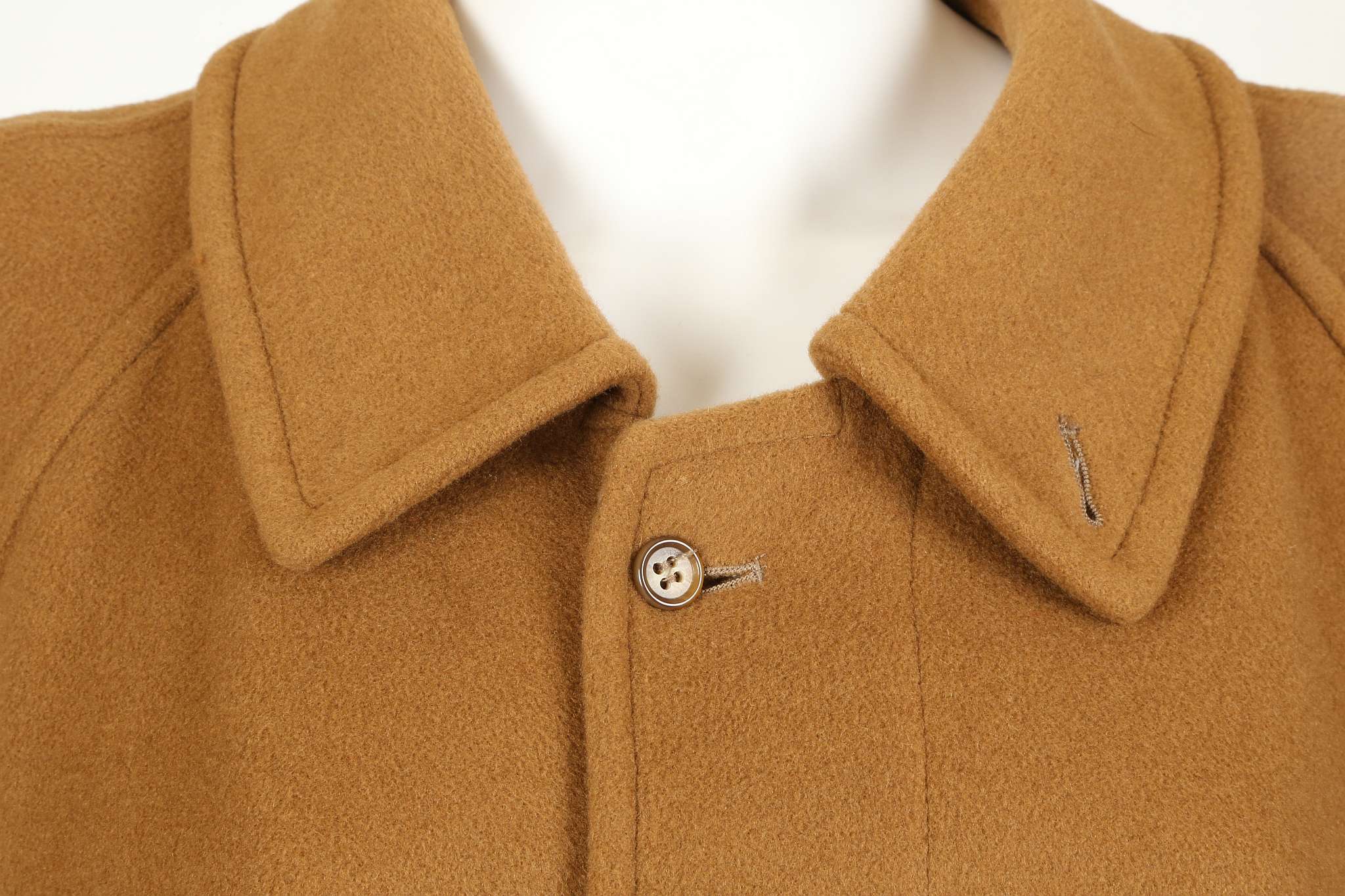 BERWIN & BERWIN CASHMERE MEN'S COAT, retailed by Harrods, dark tan, size 42