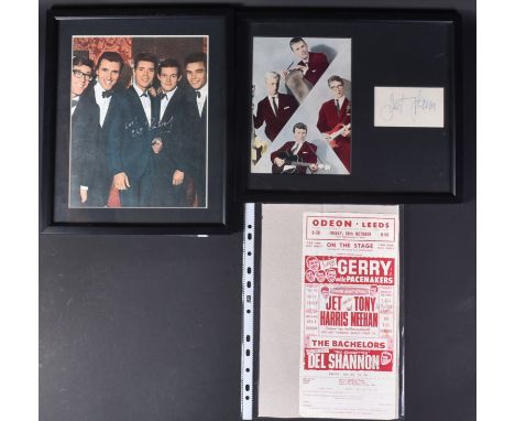 Cliff Richard &amp; The Shadows - a collection of various signed items from members of The Shadows, comprising; autographed f