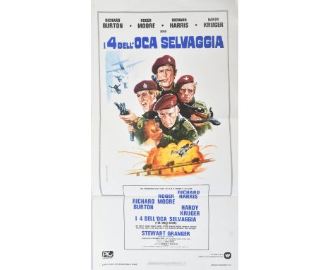 Movie Posters - a collection of x3 assorted vintage movie posters, including; The Wild Geese (1978 Italian Daybill), North Se