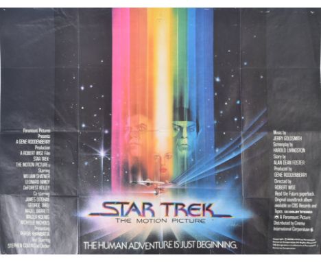 Star Trek The Motion Picture (1979) - Paramount Pictures - an original British quad cinema advertising poster for the sci-fi 