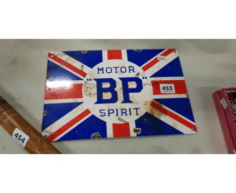 BP ENAMEL SIGN