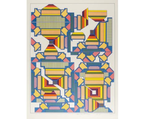 δ Eduardo Paolozzi (1924-2005)Quadram DaxScreenprint in colours, 1973, signed and dated in pencil, numbered from the edition 