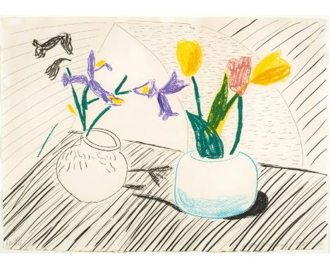 δ δ David Hockney (b.1937)White Porcelain from the "Moving Focus" Series (Tokyo 285)Lithograph printed in colours, 1985-86, s