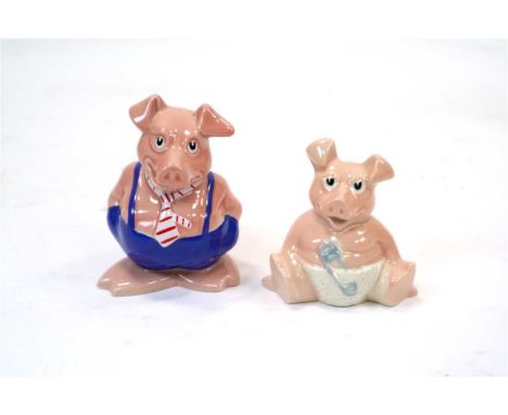 A group of five Natwest ceramic piggy banks, four still in original factory boxes (5).