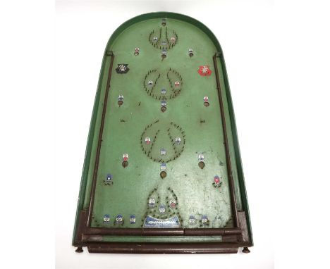 A 20th century Twinity Corinthian bagatelle board (sic), with painted finish, 75 x 39 cm.