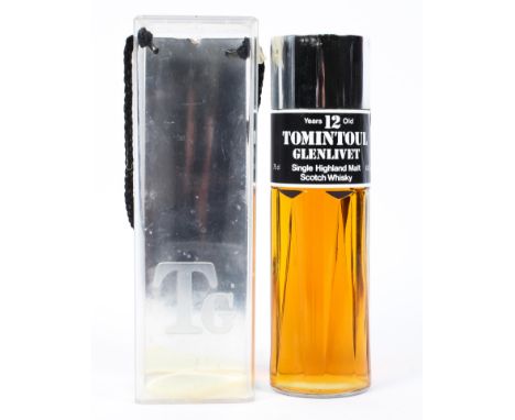 Tomintouil Glenlivet 12 year old single Highland malt Scotch whisky, 75 cl, 43% Vol, in perspex box
