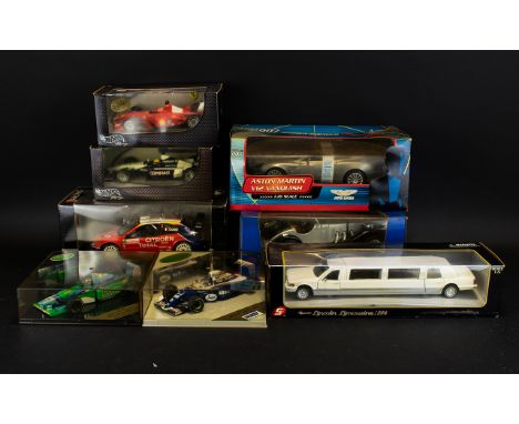 Corgi Pickfords Haulage Division Truck and Trailer, plus a collection of boxed cars. Comprising 007 Aston Martin V12 Vanquish