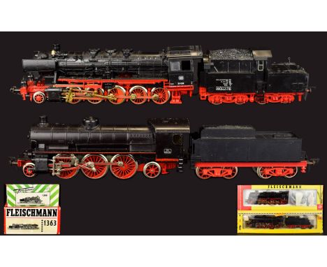Fleischmann HO Gauge - Model B68.2 FS Italia Steam Locomotive 2-6-2 Tender Loco. c.1960's. Condition As New, Comes Complete w