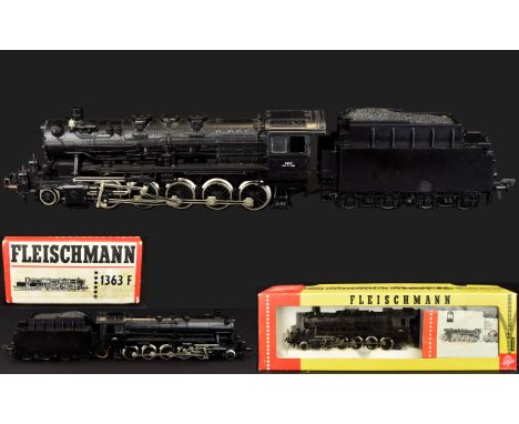 Fleischmann HO Gauge BR50 Electric Model Steam Locomotive. No 1363F. Excellent Condition - Looks Unused. Comes with Original 