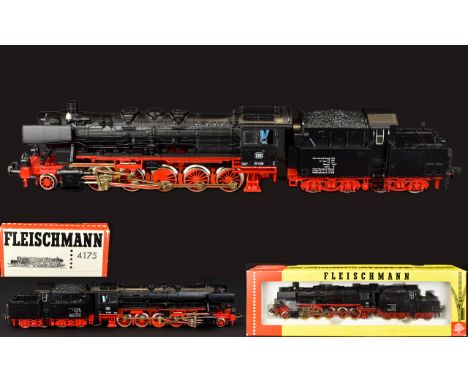 Fleischmann H0-4175 Model Class BR 50.058 2-10-0 DB Steam Locomotive with Cabin / Tender. c.1970's. In Mint Unused Condition,