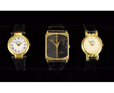 Lladro Collection of Modern Designed Wrist Watches ( 3 ) In Total. Makers ( 2 ) Viavaldi Montres and ( 1 ) Kolber Genever. Al