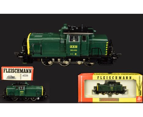 Fleischmann HO - 1379F / 4226 - BR260 Diesel Locomotive Model with Original Box. Locomotive - Excellent Unused Condition, Box