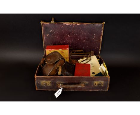 A Collection Of Cameras And Accessories including Voigtlander Bessa 66 folding medium format film camera circa 1936, Black Pr