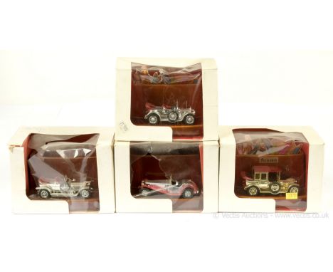 Matchbox Models of Yesteryear Lesney Giftware Series (1) Y7 1912 Rolls Royce - gold plated model, dark red seats, grille and 